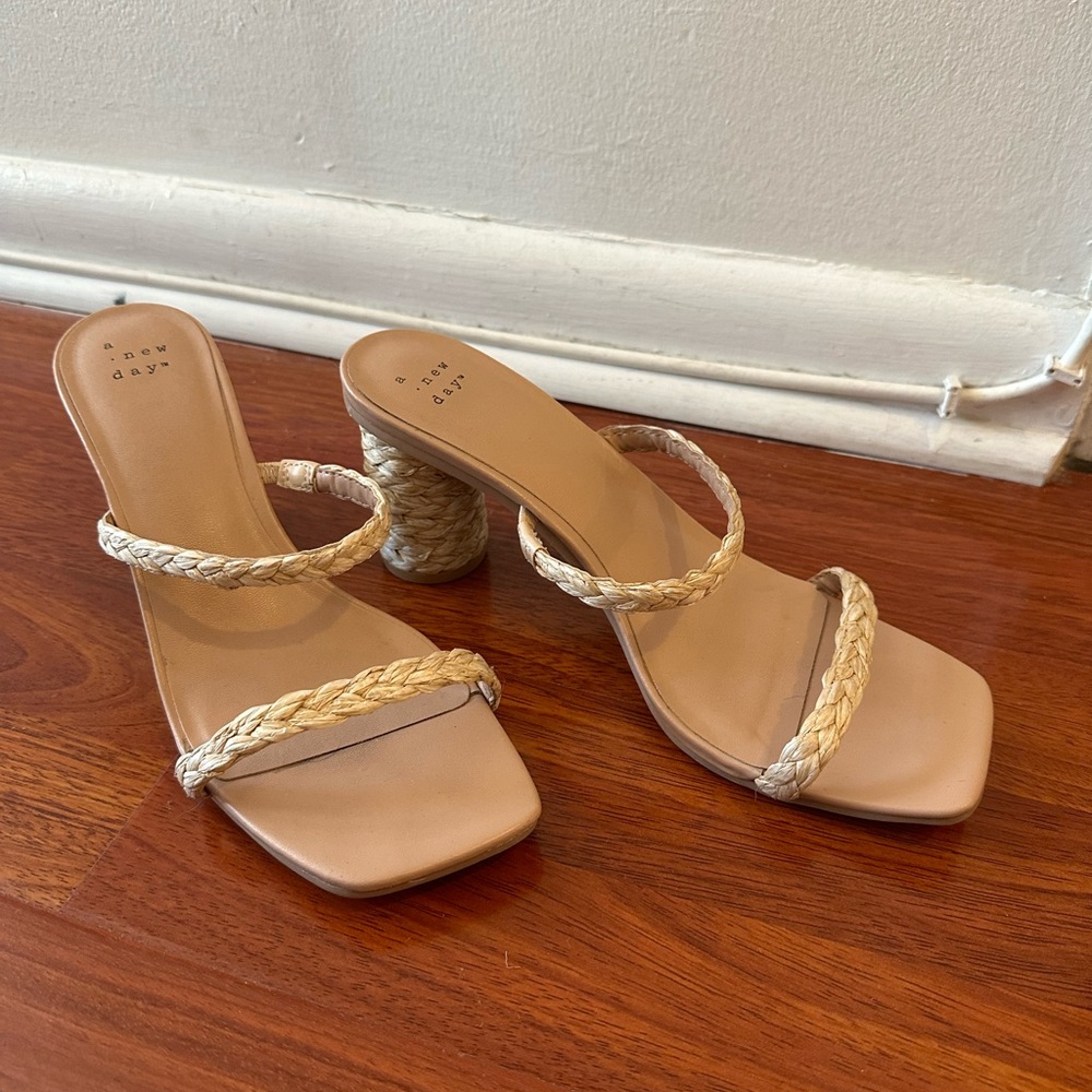 Worn once, target heels. Perfect for spring/summer. Square toe. Size 8.5.
